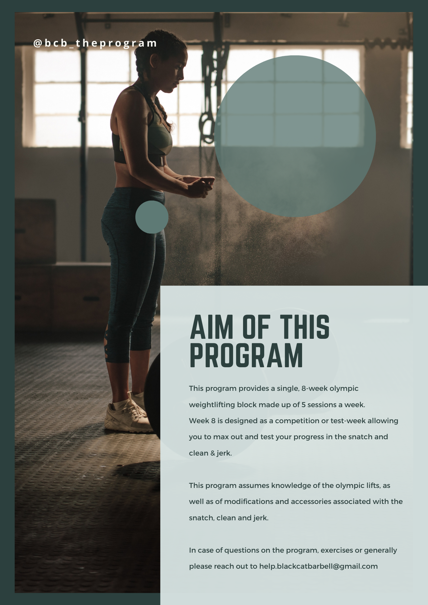 8 Week Weightlifting Program