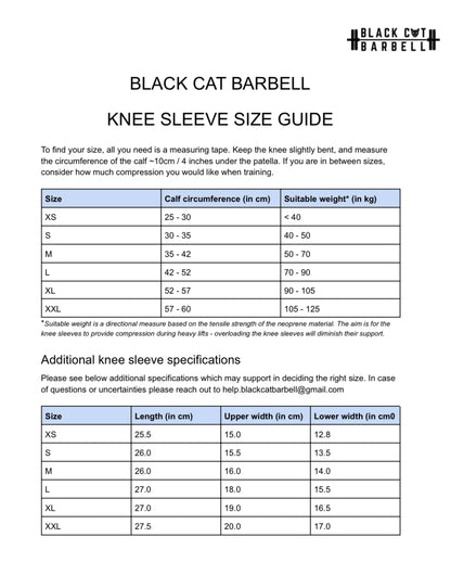 Knee sleeves (7mm)